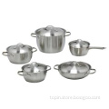 10Pcs New Slope Shape Stainless Steel Cookware